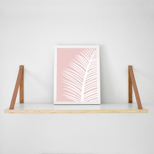 Palm Leaf Blush Print