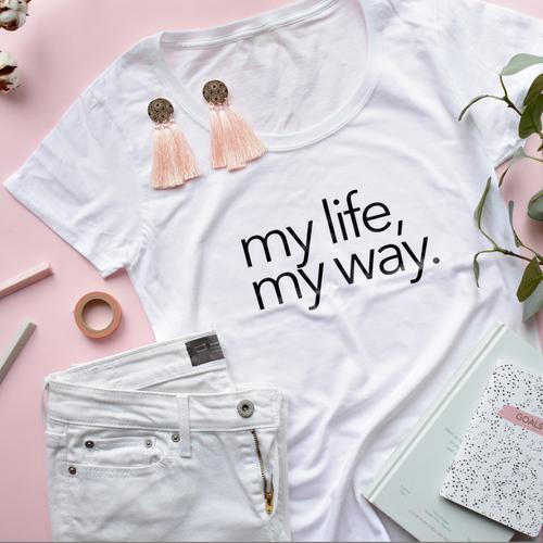 My Life, My Way Cotton T-Shirt